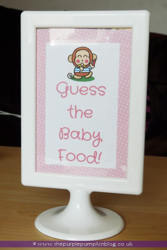 Guess The Baby Food Game