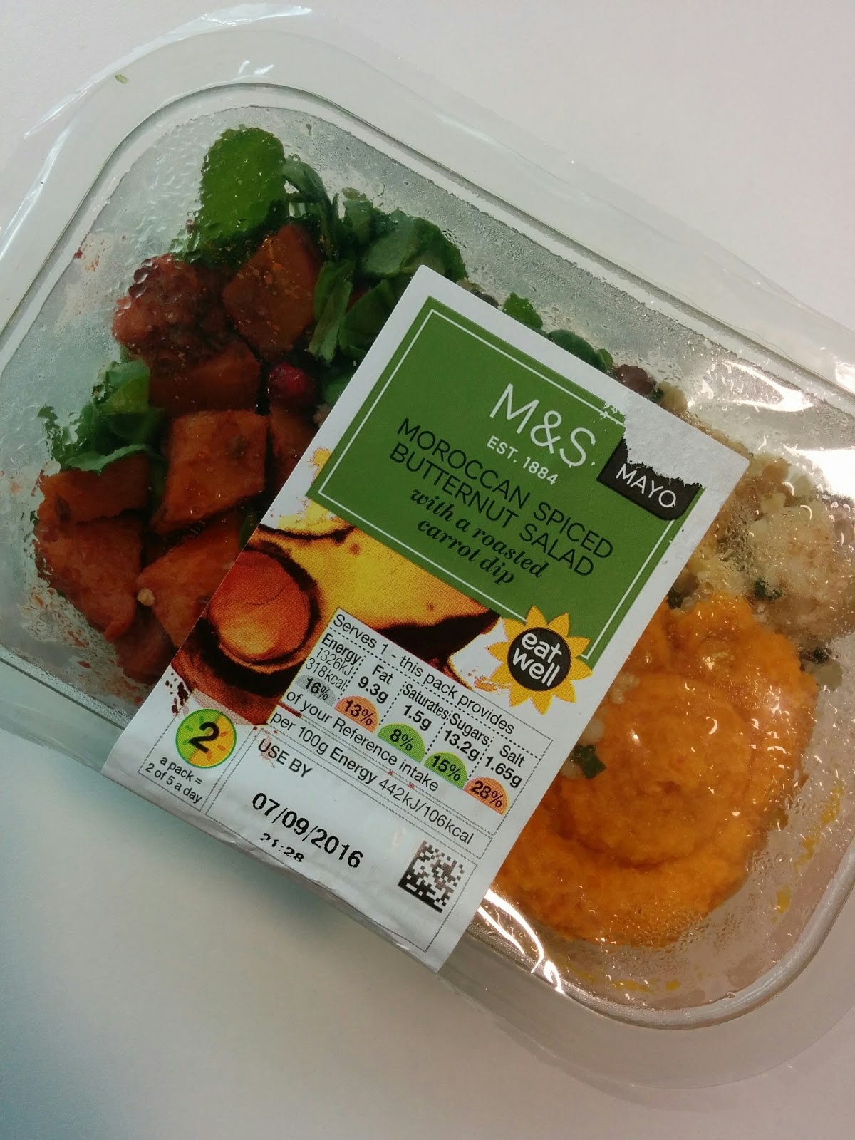 The Excited Eater Marks and Spencer Moroccan Spiced Butternut Salad