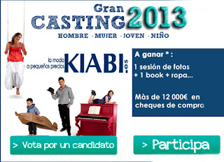 Concurso Gran Casting Kiabi 2013 premios