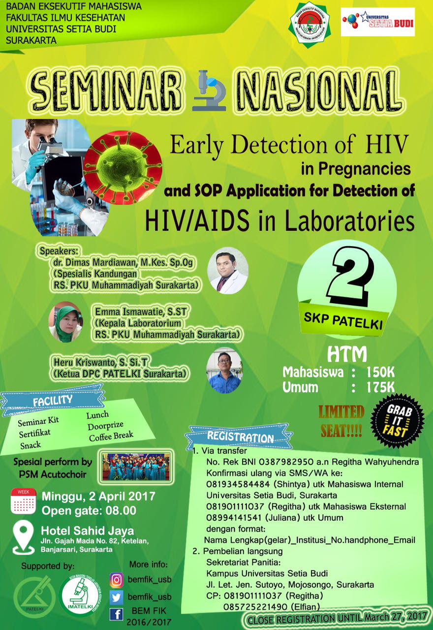 BEM Universitas Setia Budi Surakarta Seminar Nasional 2017 | Early ...