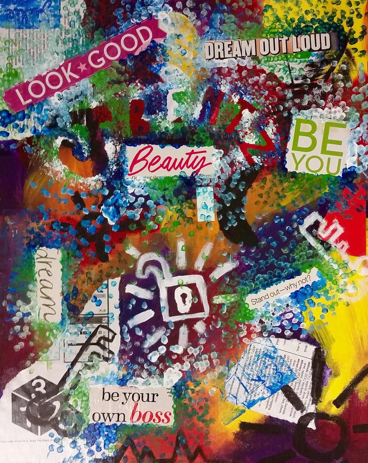 The Creative License A Mixed Media Process