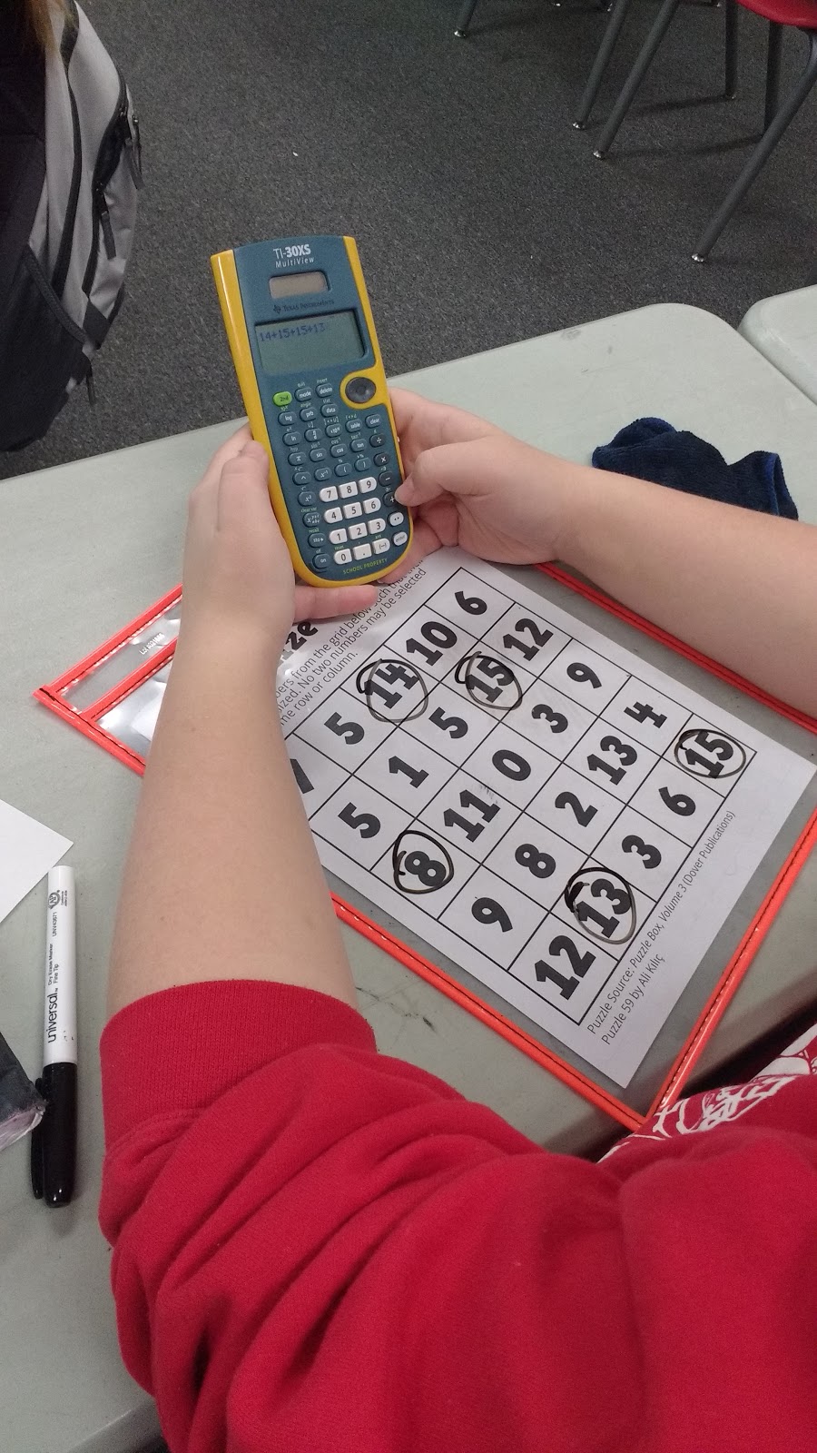 Math = Love Maximize the Sum Puzzle from Puzzle Box, Volume 3