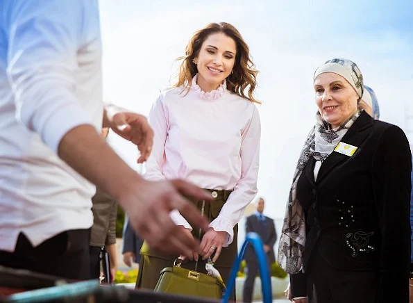 Queen Rania of Jordan opened the IBDAA Expo 2017 at the Crown Plaza Hotel in Amman