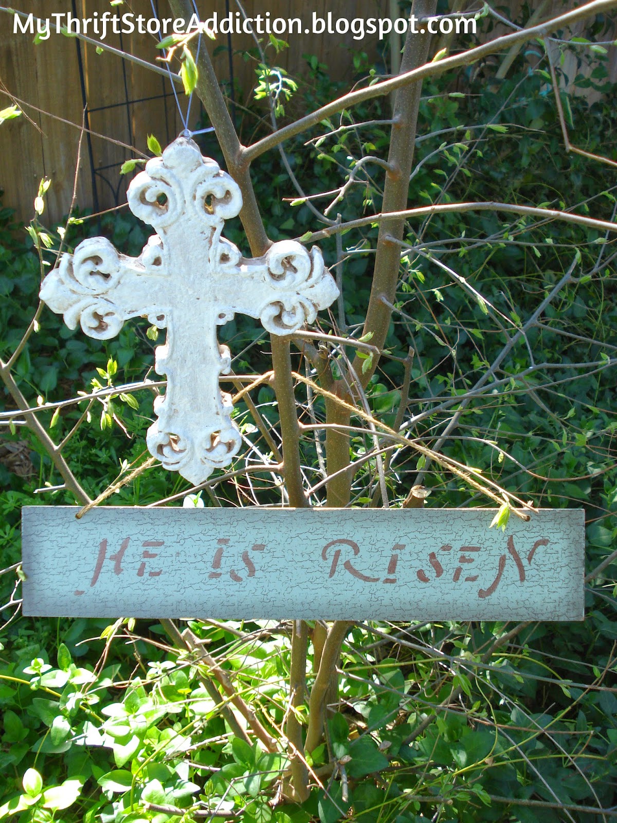 Easter resurrection garden tree