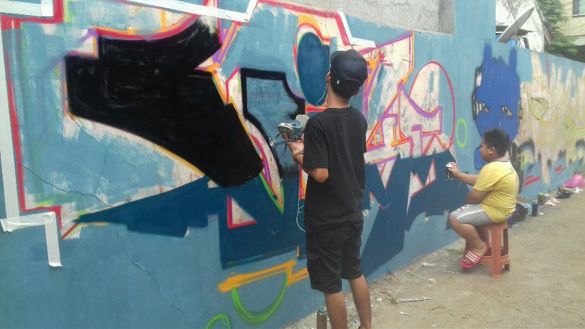 Lukisan Grafiti Percantik Pondokcina