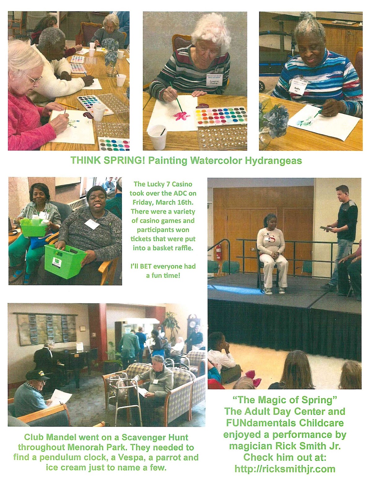 Menorah Park's Mandel Adult Day Center in Cleveland, Ohio