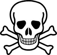 skull and crossbones icon signifying danger