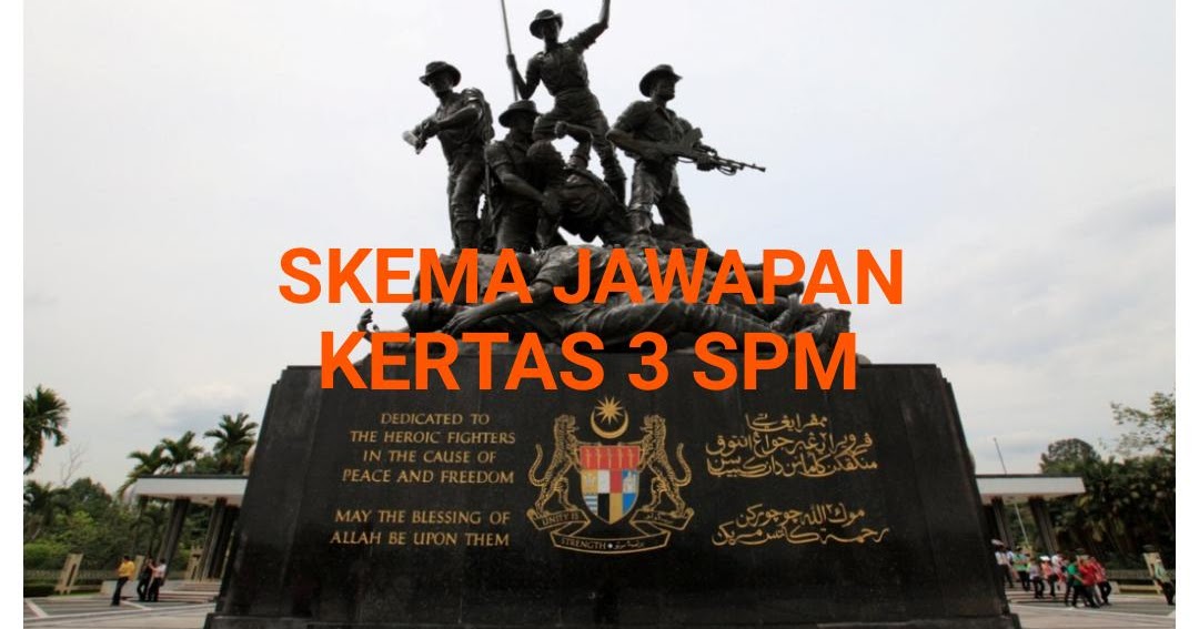 Contoh Soalan dan Skema Jawapan Sejarah Kertas 3 SPM  MY PANDUAN