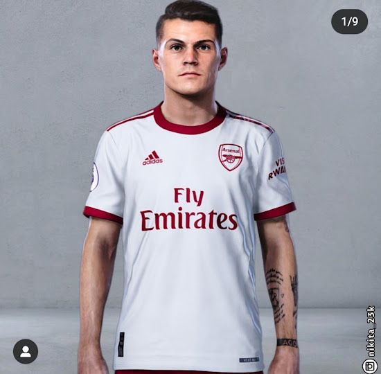 arsenal away kit 2021