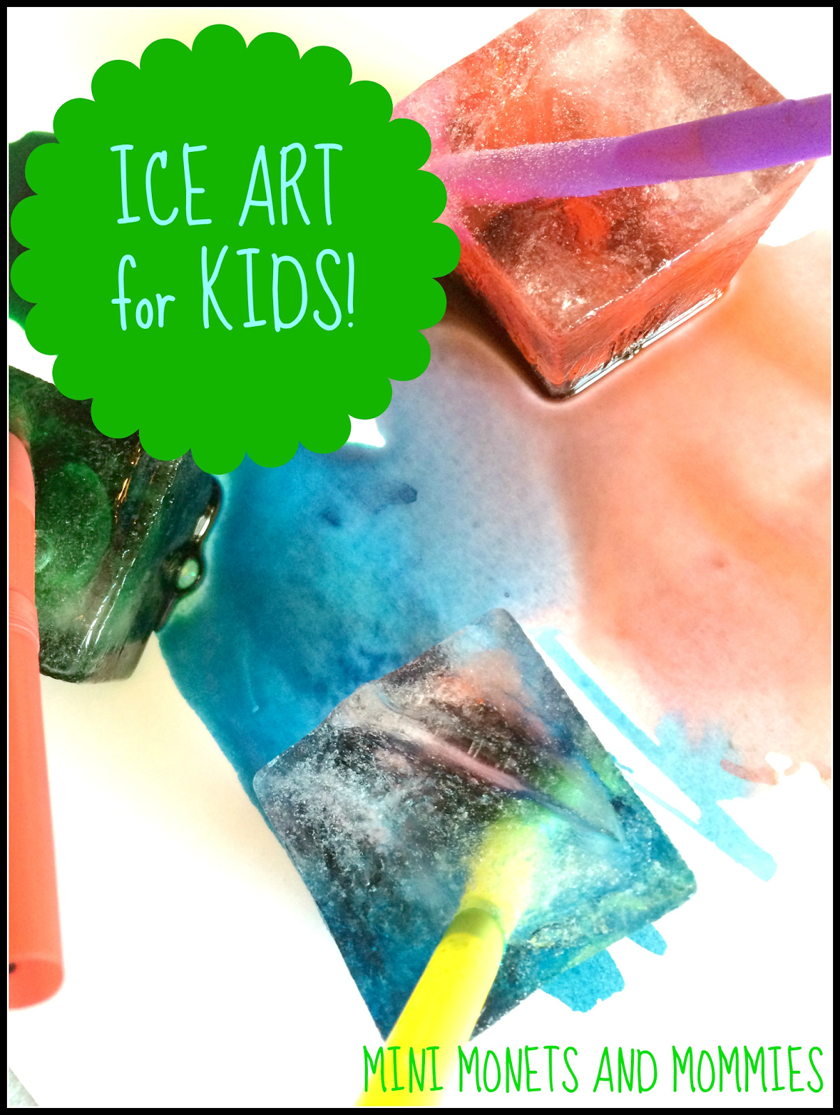 Ice Paints - Fun Activity for Kids! - Mom Endeavors