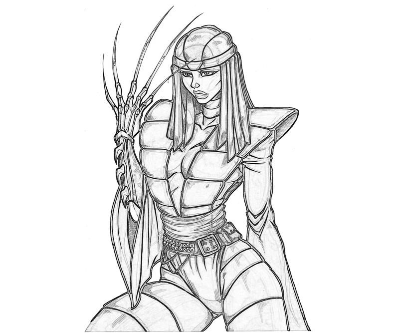 xmen lady deathstrike coloring pages - photo #33