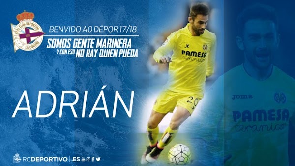 Oficial: Deportivo de la Coruña, llega cedido Adrián López