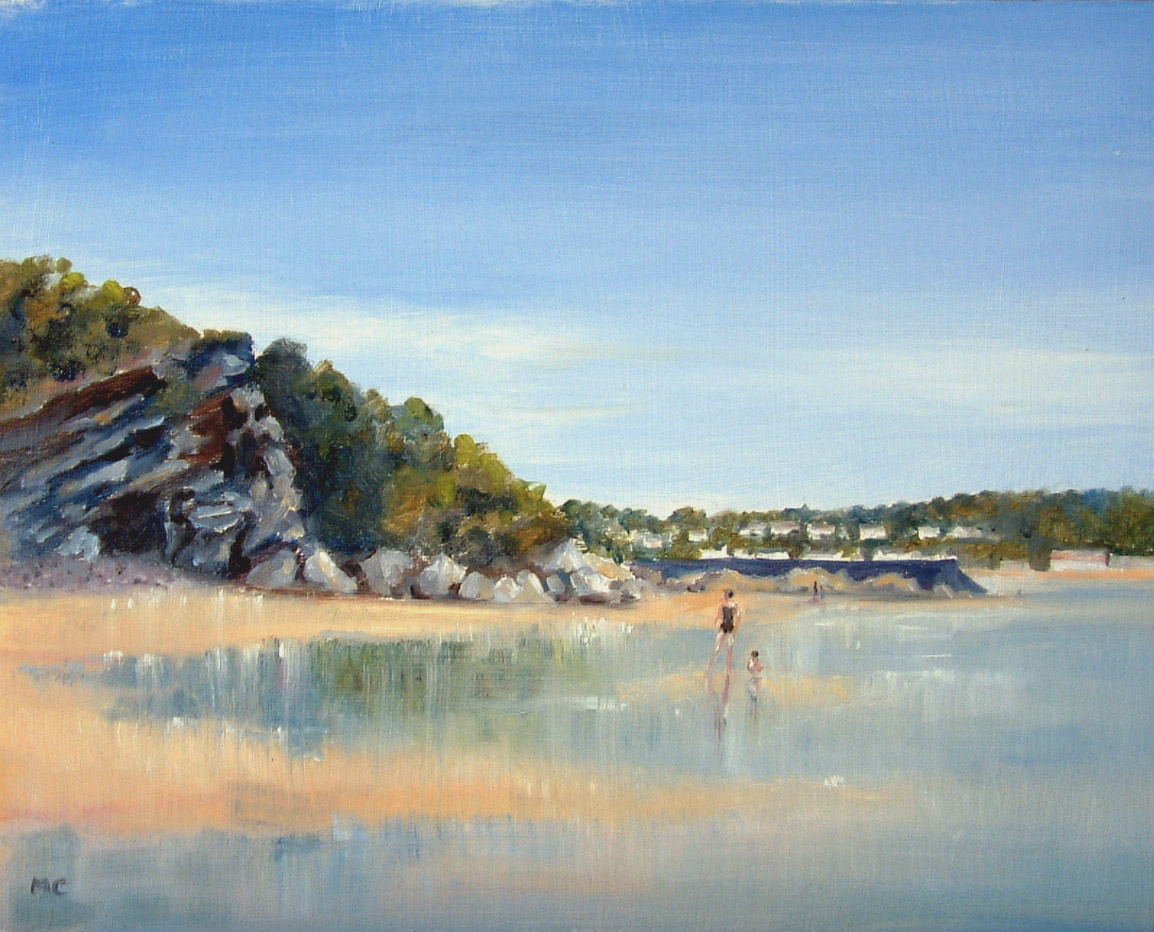 Carmarthen Artist Saundersfoot Beach