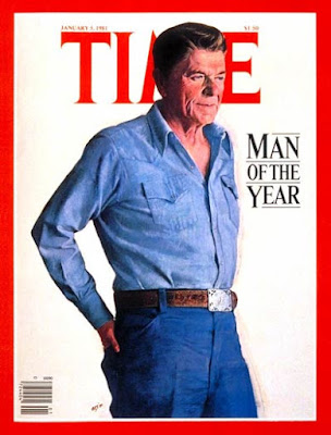 Reagan, cover ot Time Magazine as Man of the Year