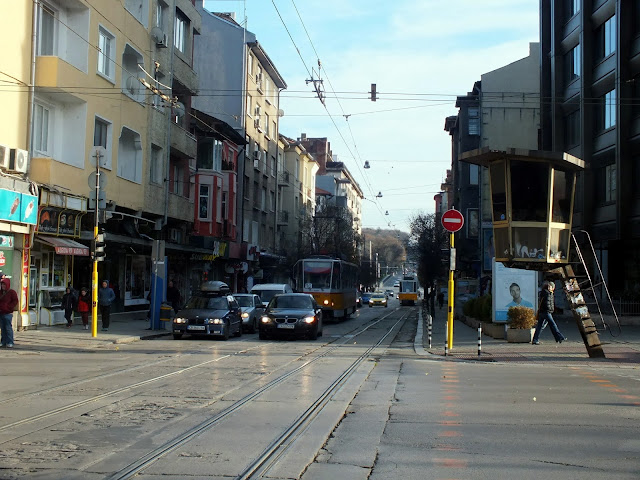 calles de la ciudad de Sofia en Bulgaria