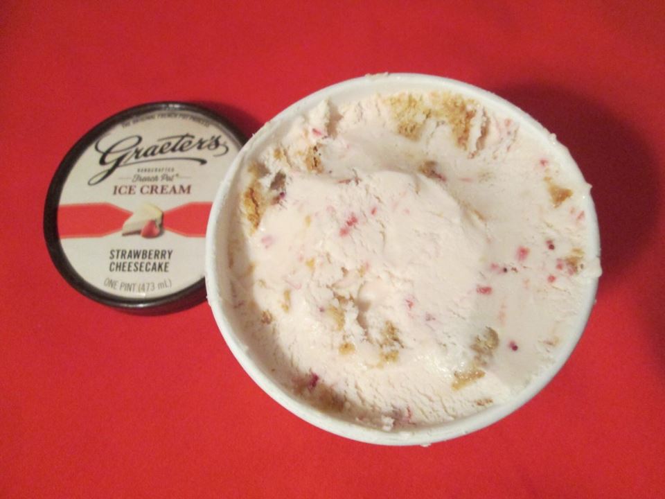 David's Ice Cream Reviews Graeter's Strawberry Cheesecake