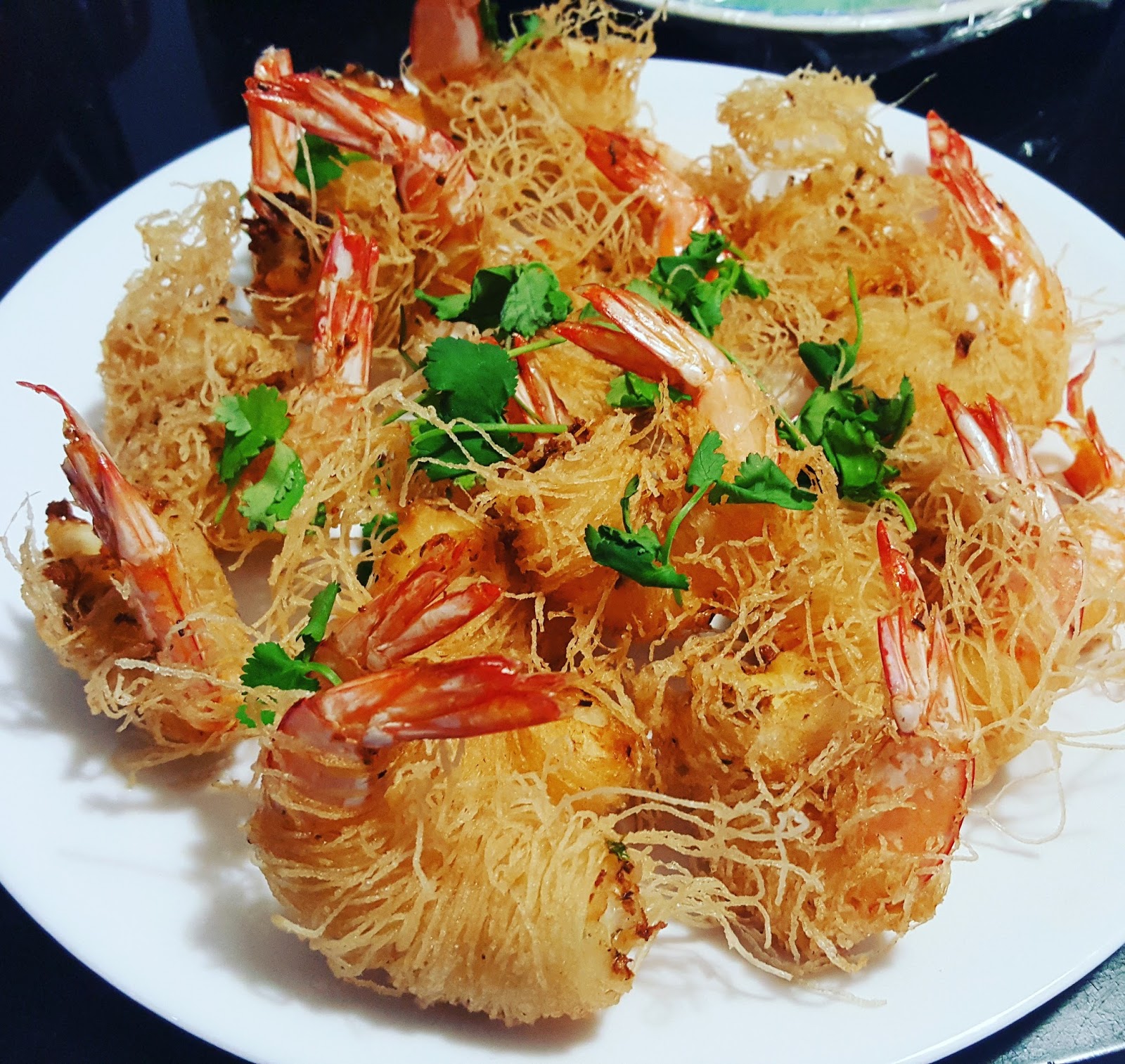 Flavour and Savour The Food Lovers' blog Crispy Fried Prawns wrapped