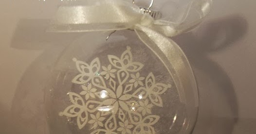 LoveTo Be Stampin': Decorating Glass Christmas Ornaments