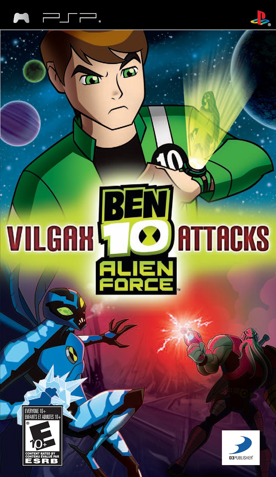 ben 10 alien force vilgax attacks psp screenshot