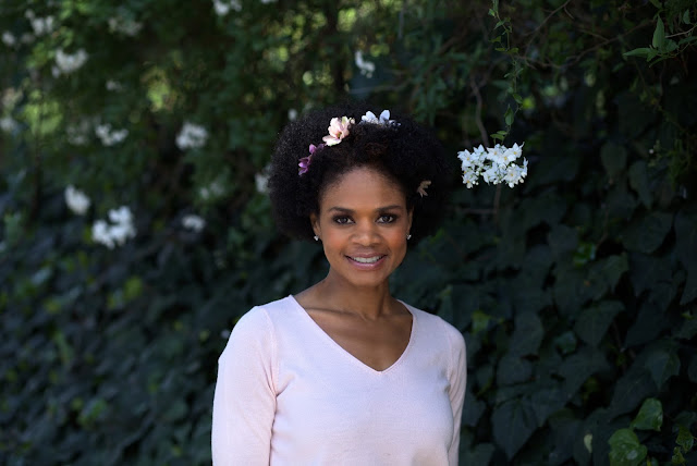 Actress Kimberly Elise talks natural hair and new hair product, Alchemy 27 on ClassyCurlies.com