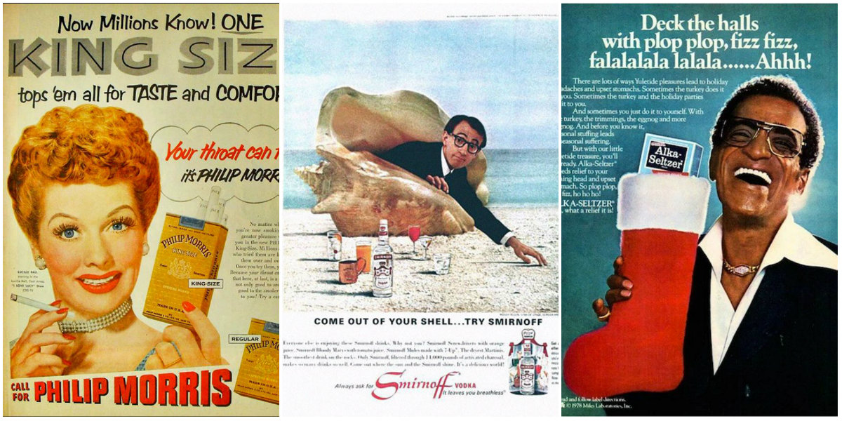 15 CringeWorthy Vintage Celebrity Product Endorsements You Would Never