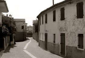 The neighbourhood of Cal Santa in Pieve di Solito, where Zanzotto lived for many years in his childhood