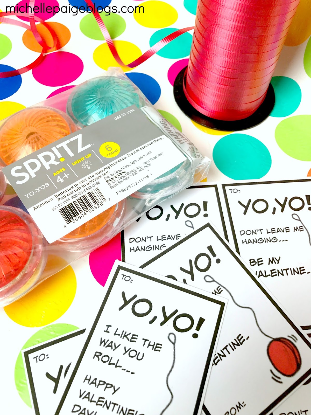 michelle paige blogs YoYo Printable Valentines