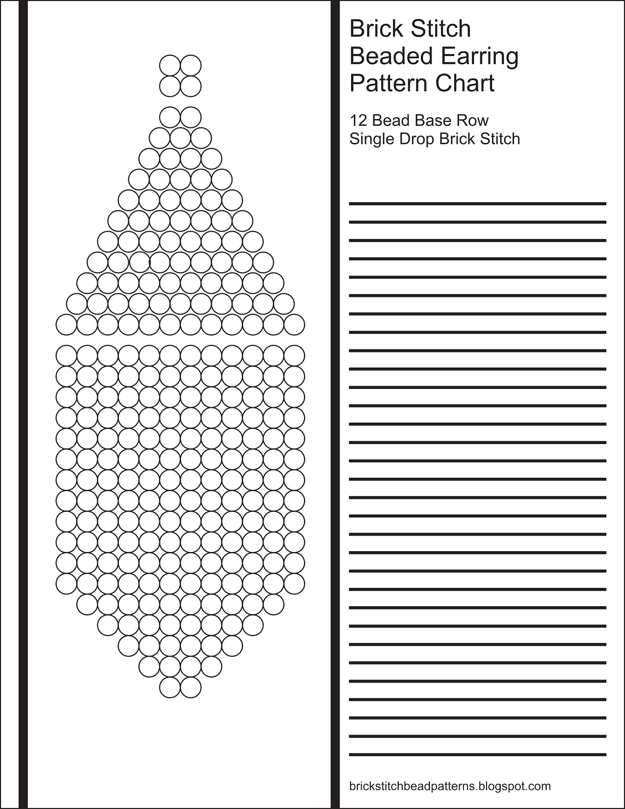 brick-stitch-bead-patterns-journal-12-bead-base-row-blank-round-beaded