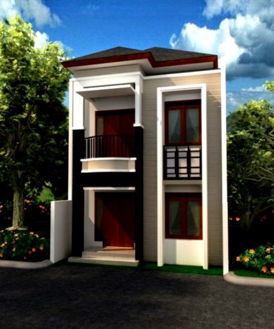 Inspirasi 22 Gambar Rumah Minimalis Dua Lantai Simple Dan Minimalis