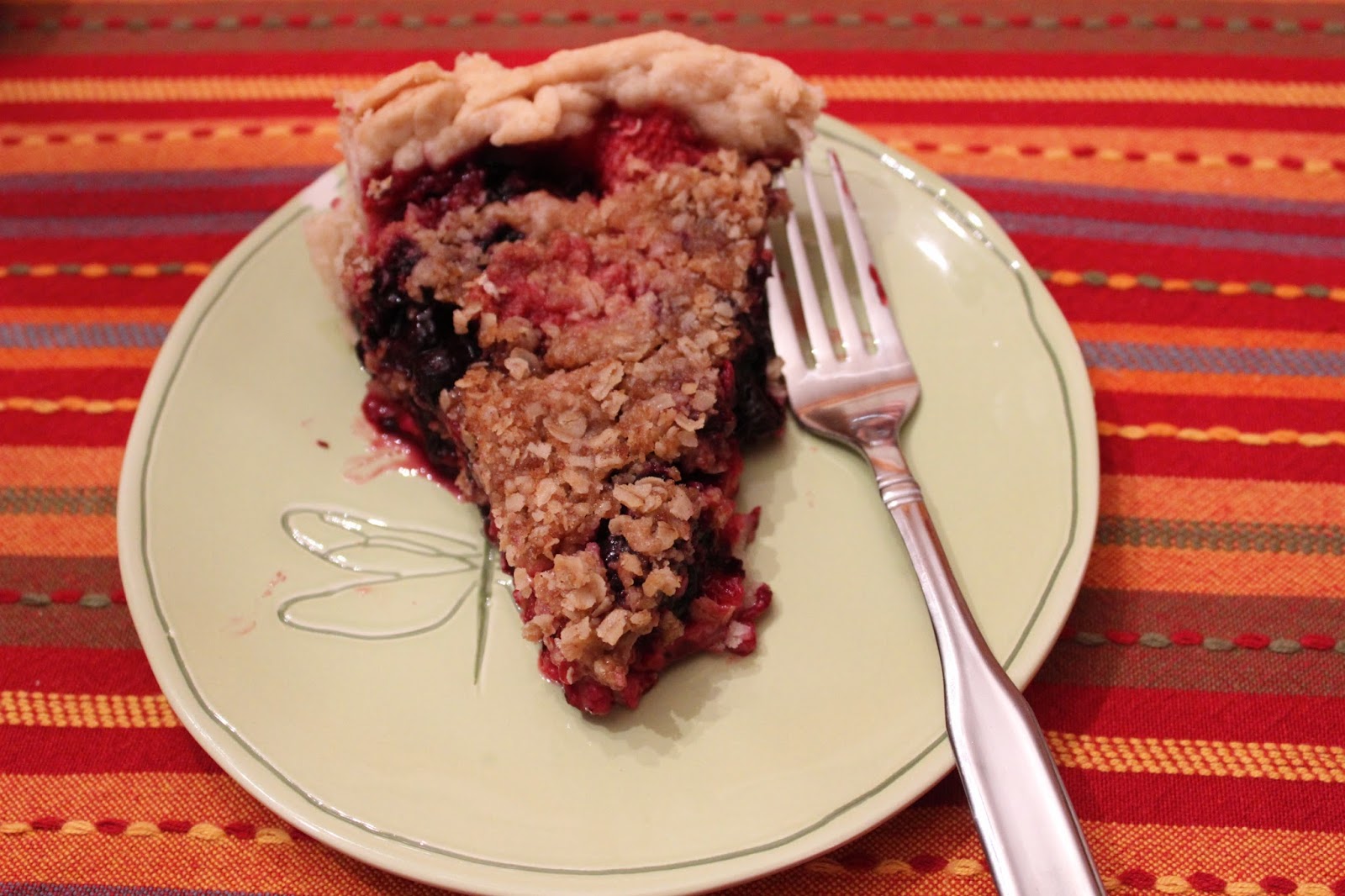 Ever Ready Triple Berry Crumble Pie