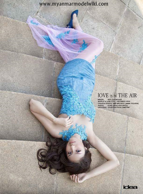 May Sue Maung - Love Is In The Air Photoshoot 