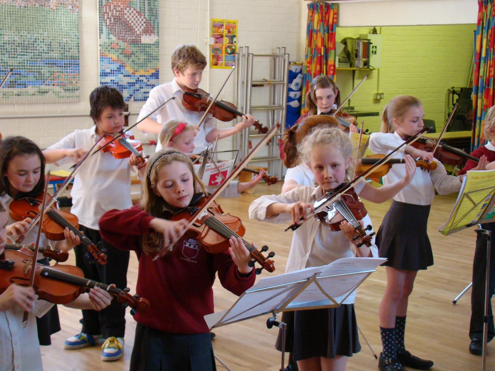 Hitcham's Blog Violin Concert in School Hall