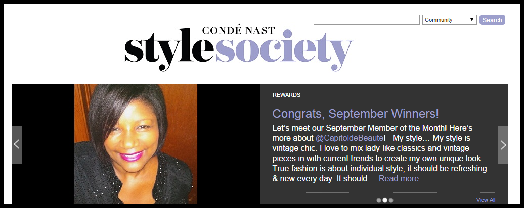 Conde Nast Style | Member of the Month