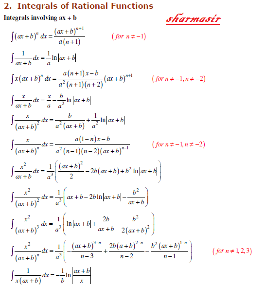  formula sheet 