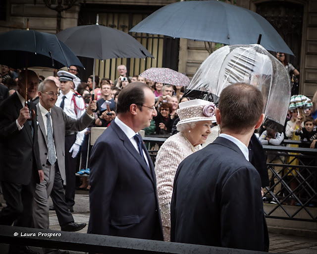 La Reine Elizabeth II et Le Présidente François Hollande - Paris 2014 © Laura Prospero