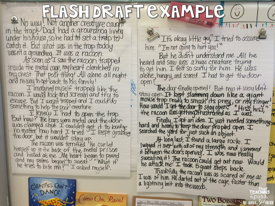 Narrative Writing in Pictures: Anchor Charts and Ideas | All About 3rd