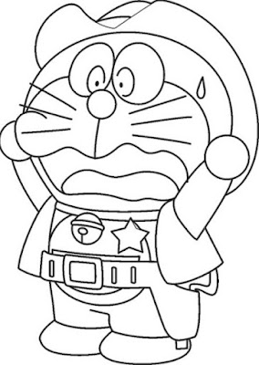 Sketsa Mewarnai Gambar Doraemon Dunia Putra Putri Permainan