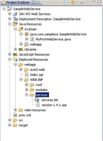 TechTips: Embedding Apache Axis2 webservices into Existing ...