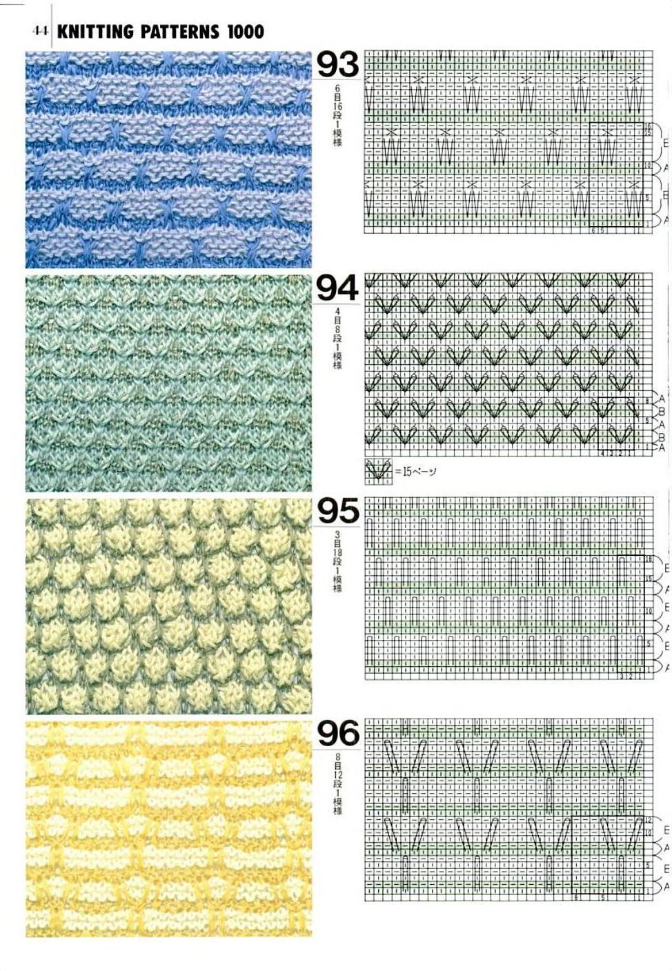 KNITTING PATTERNS BOOK 1000Pontos Fantasia Em TricôRevista Gráficos