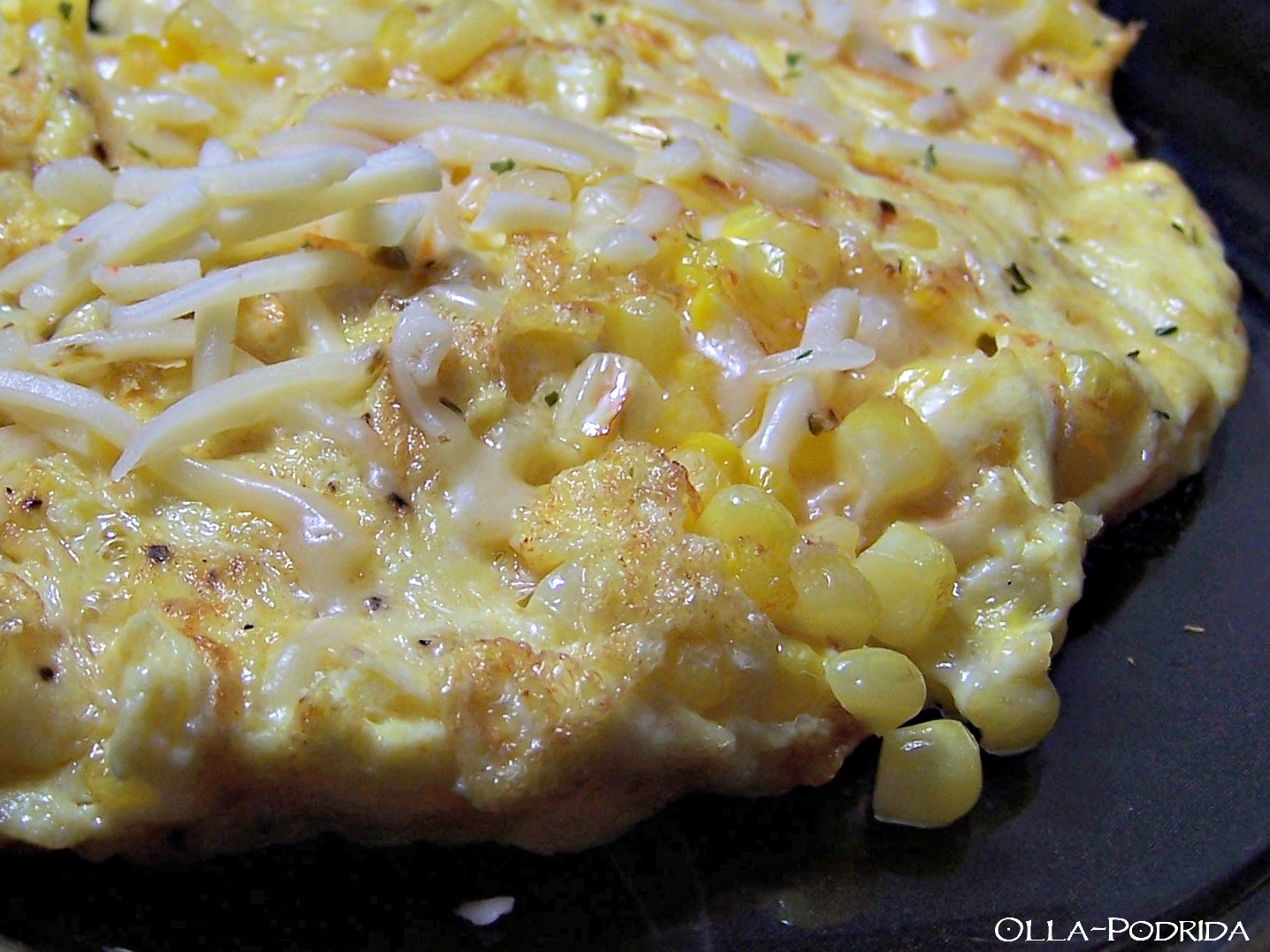 OllaPodrida Spicy Sweet Corn Omelet