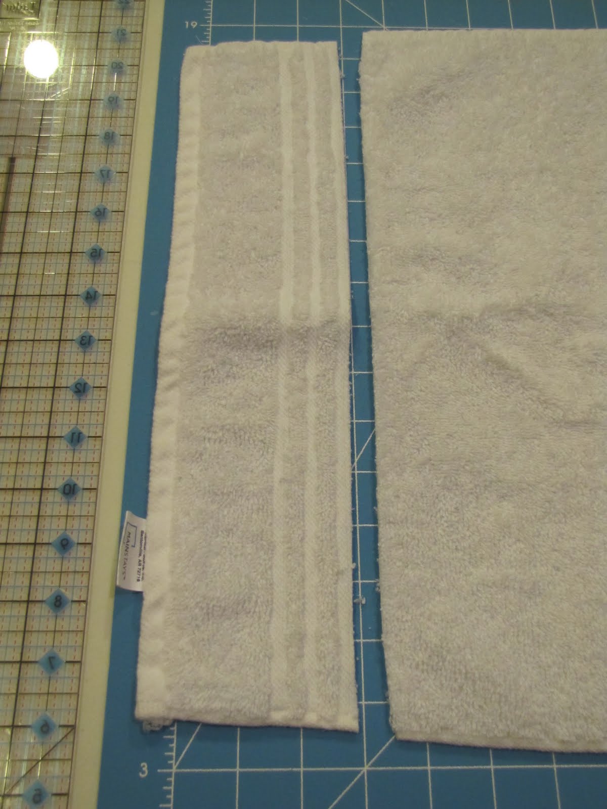 lil Mop Top Burp Cloth Tutorial