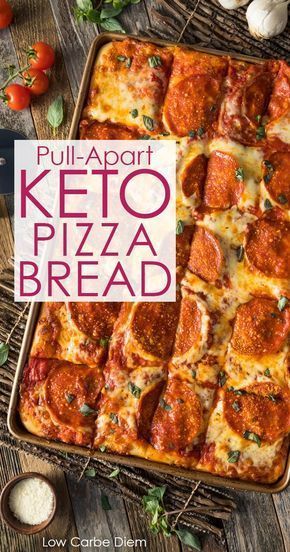 Keto Pizza Bread (Pulls Apart)