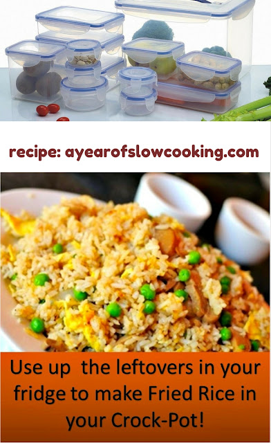 Empty your fridge! This is such a great idea -- use up all the odds and ends from a week of cooking and turn it into yummy fried rice!