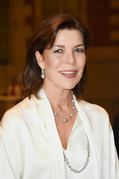 Princess Caroline of Monaco attends a benefit in the Rijksmuseum in Amsterdam, on 07.11.2014