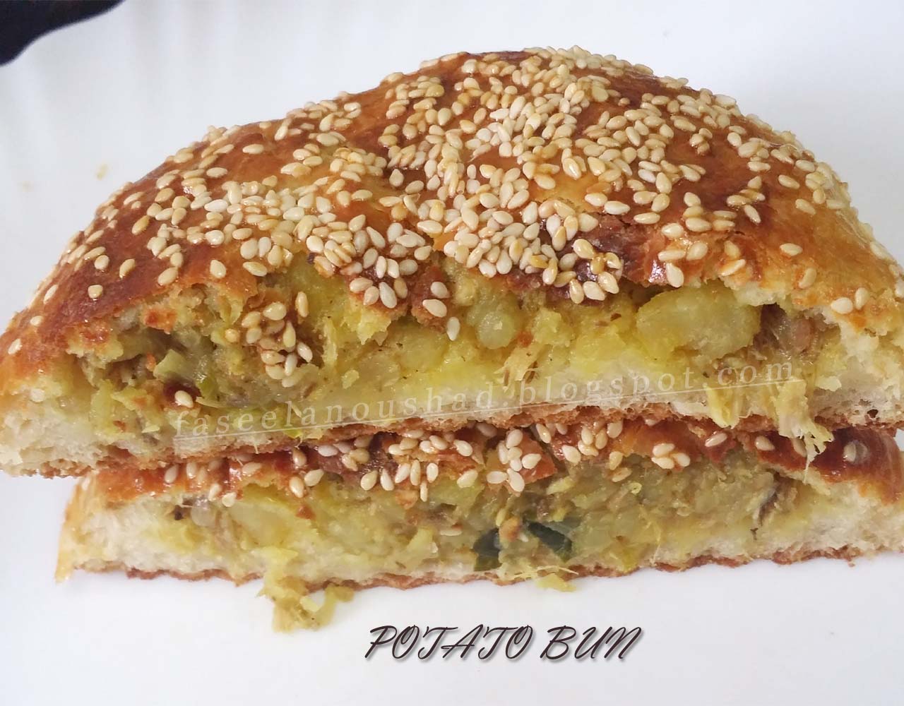 GOOD FOOD ENDS WITH GOOD TALK Potato Stuffed Bun