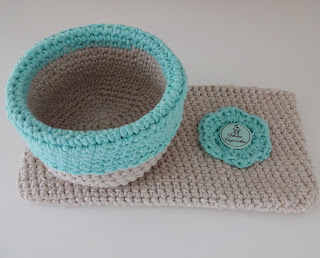 Blog-Inhaltsbild für 'kostenlose Häkelanleitung - Tasche und Utensilo/ Körbchen häkeln'