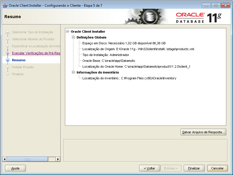 Oracle Client R2 Instalando o cliente Oracle 11g R2 no Windows 7 | MyTraceLog - Registro ...