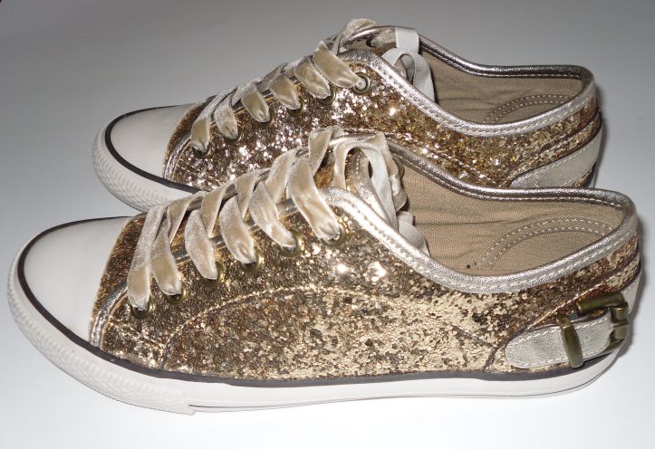 Latest crush: Glitter sneakers