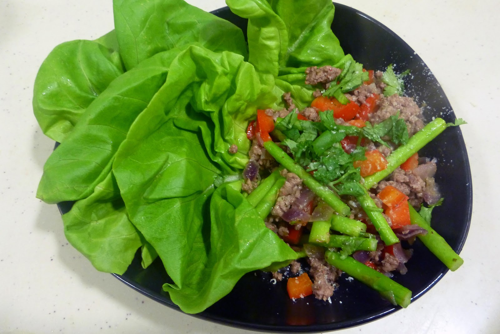 chopcookdine Ground Lamb In Lettuce Leaves Recipe