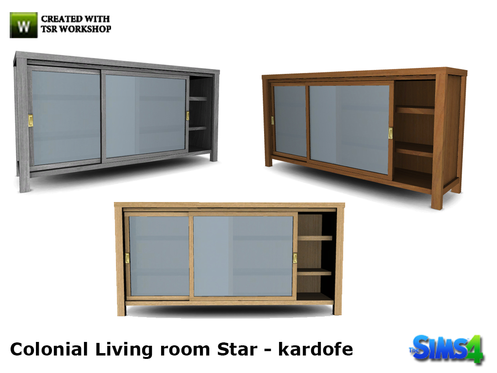 Kardofe Colonial Living Room Star Library